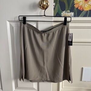 Anine Bing olive slip skirt